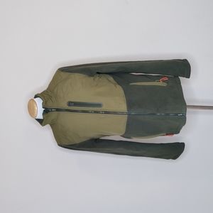 Faux Fur green olive jacket size S